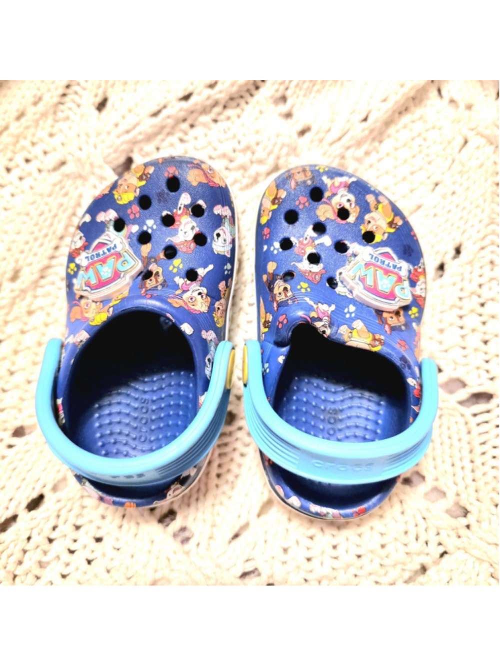 Crocs PAW Patrol Slip On Clog Water Shoes Blue Childrens Size C5